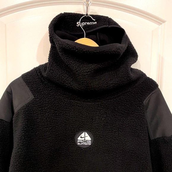 NIKE ACG x SUPREME Therma Fit Fleece Pullover Hoody SIZE L - New! - Picture 4 of 15